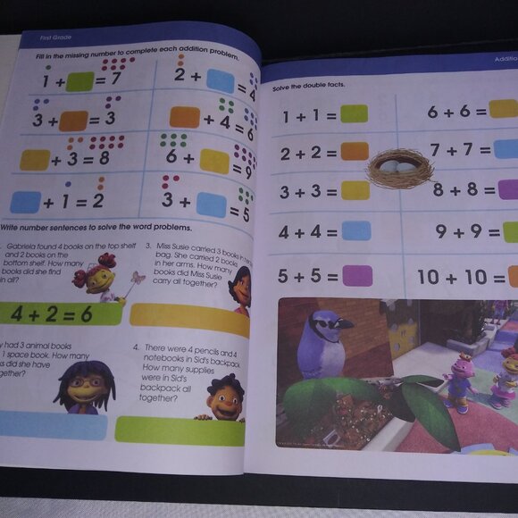 Sid the Science Kid First Grade Addition Math Workbook - Picture 5 of 6